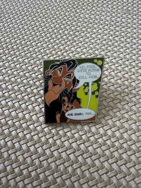 Disney Silver Metal Pin Backing with Black Clutch
